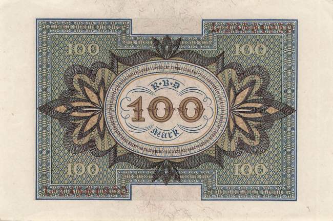 100 Mark 1920 ro.67b VL